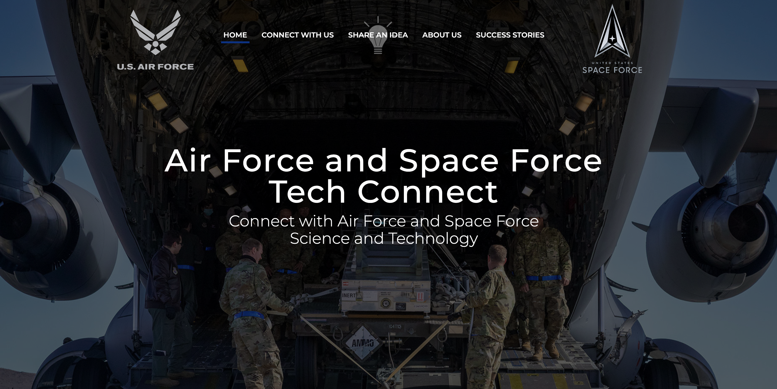 Air Force Tech Connect Homepage